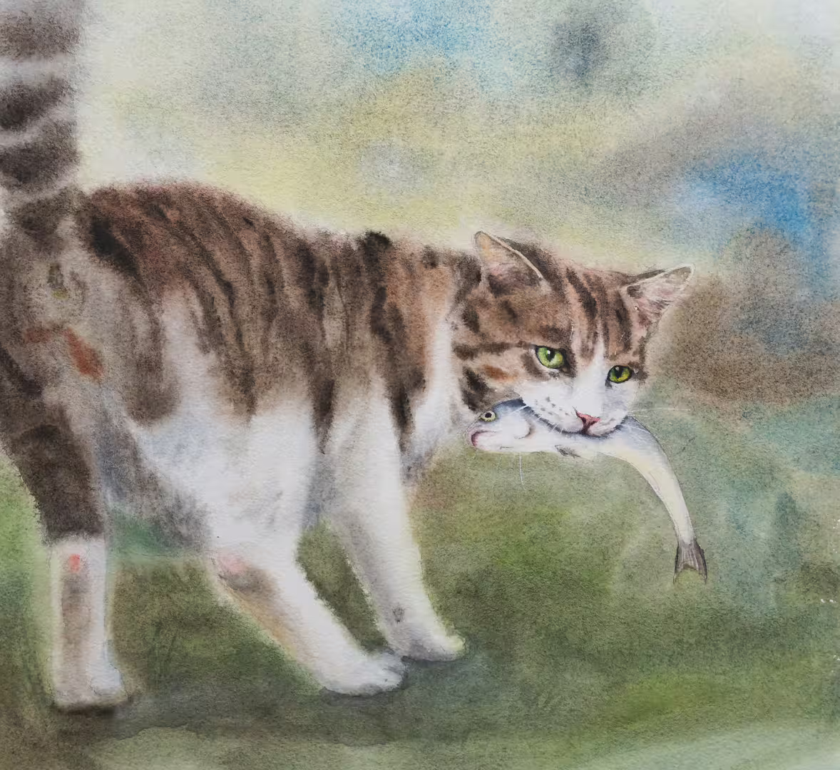 fisher cat watercolor by olga beliaeva.jpg