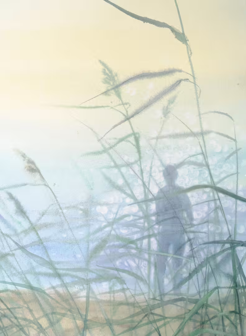 teenager fishing on the lake in the early morning watercolor by olga beliaeva.jpg