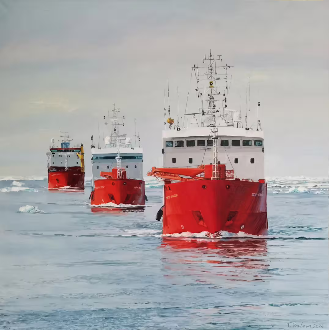 Северный Морской путь_100х100см_х.м._ТатьянаПавлова.jpg
