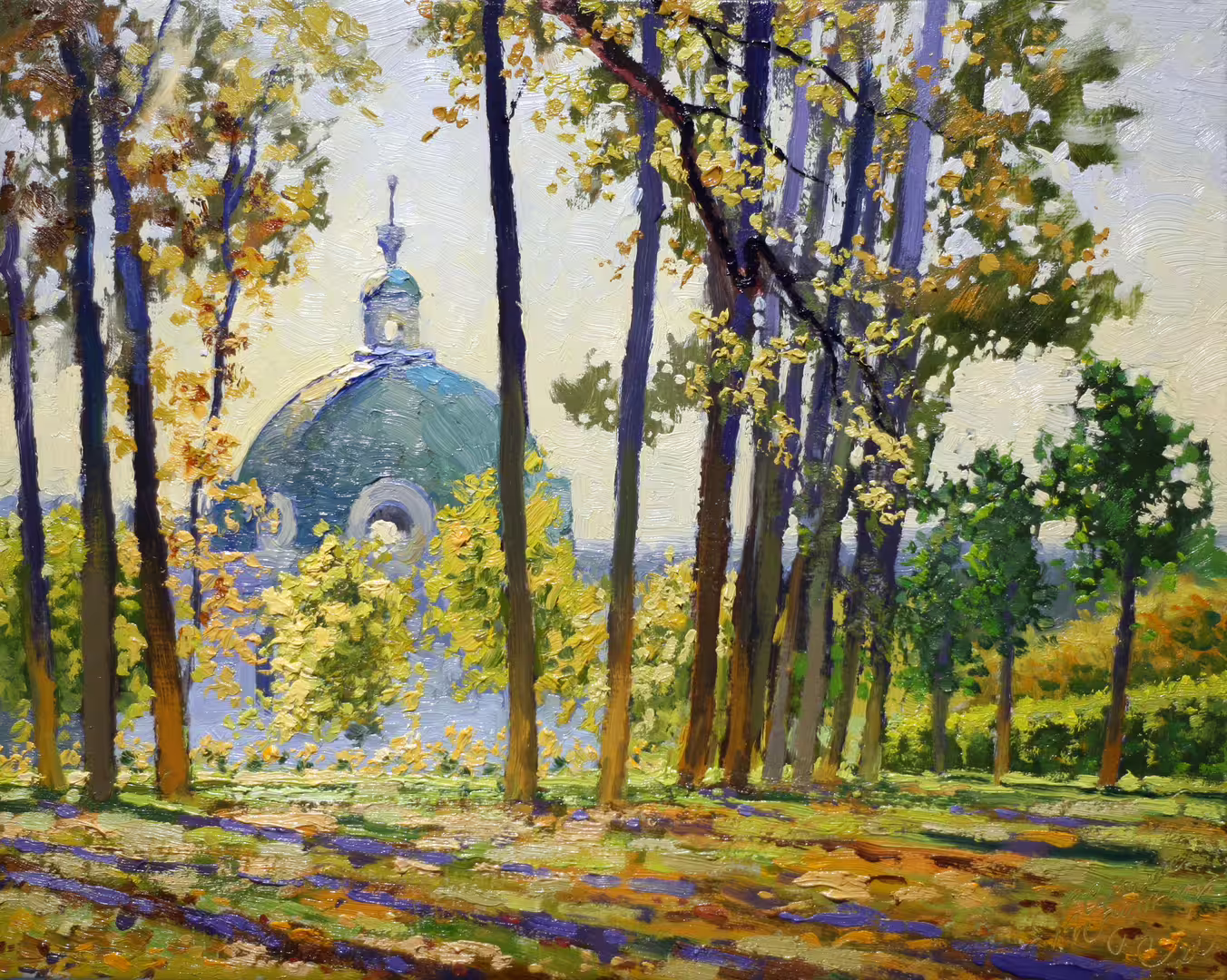Кусково. Грот. 2020 г. холст масло 24Х30 см 20000 р. торг.jpg