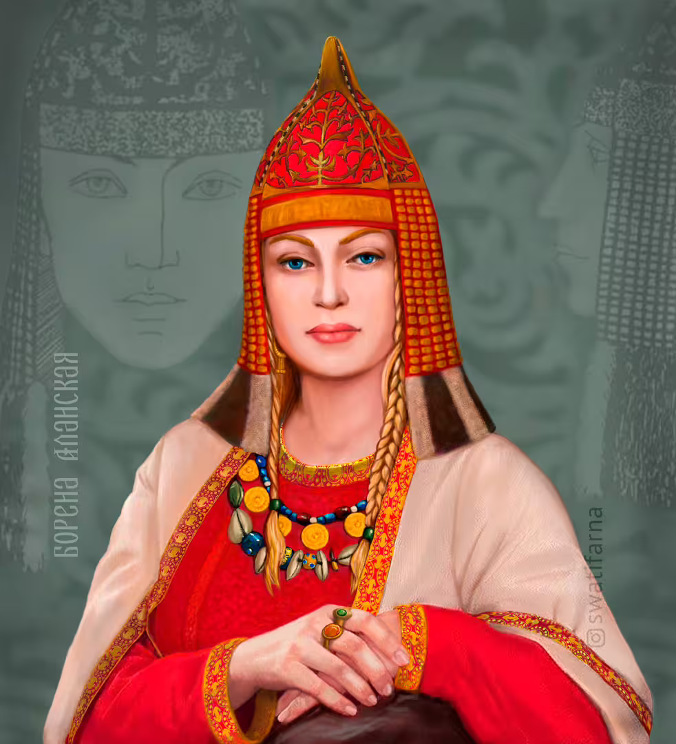 КИЗИЛОВА Елена_портрет Борены Аланской_ТВОРИТЬ В РОССИИ.jpg