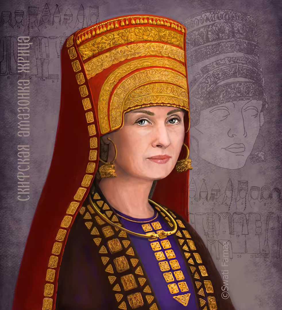 КИЗИЛОВА Елена_портрет Скифской жрицы_ТВОРИТЬ В РОССИИ.jpg