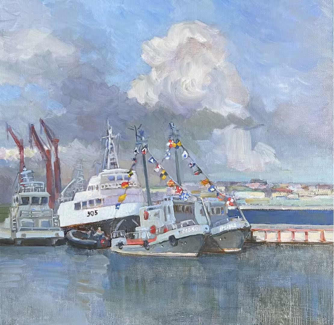 Tomilovskaya_E._Ships_70x70cm_OOC_2025.jpg