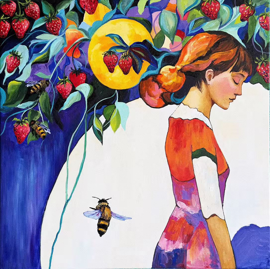 Ларина Ирина,  Серия «Сюрреализм сна», «Сюрреализм сна», 50х50 см, холст, акрил, 2024.jpg