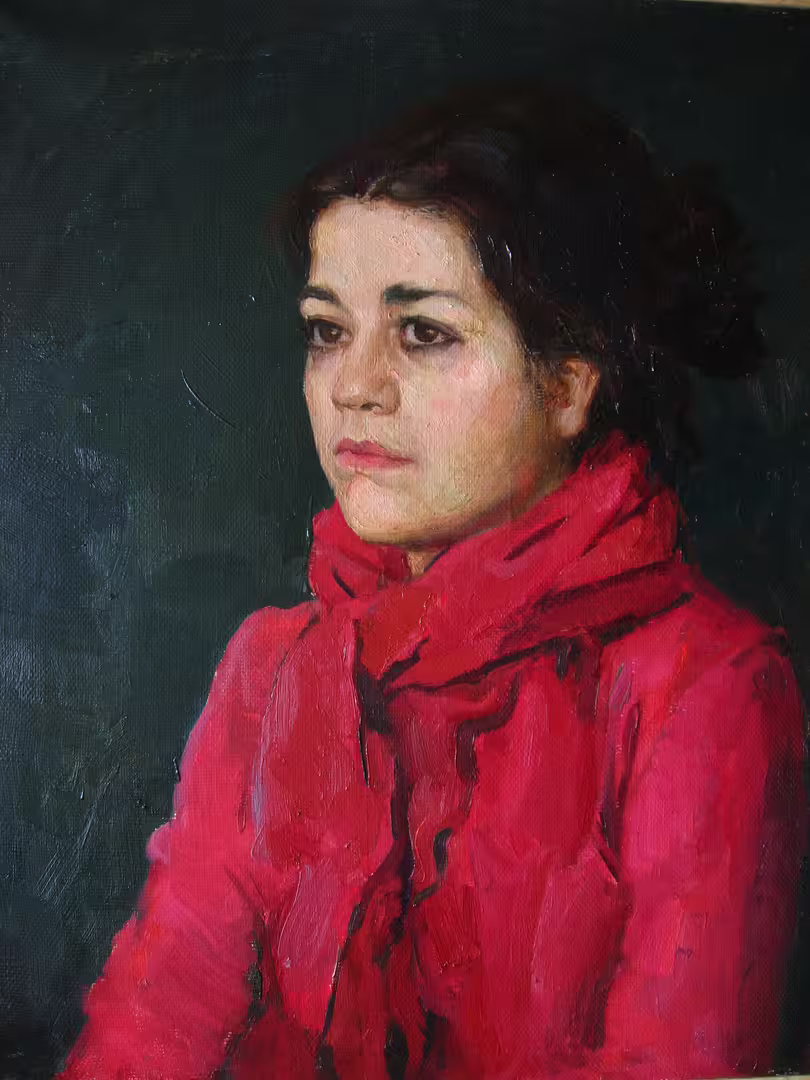 Нестерова А.М. Портрет Аси. х.м. 50Х40 см 2009 г..jpg