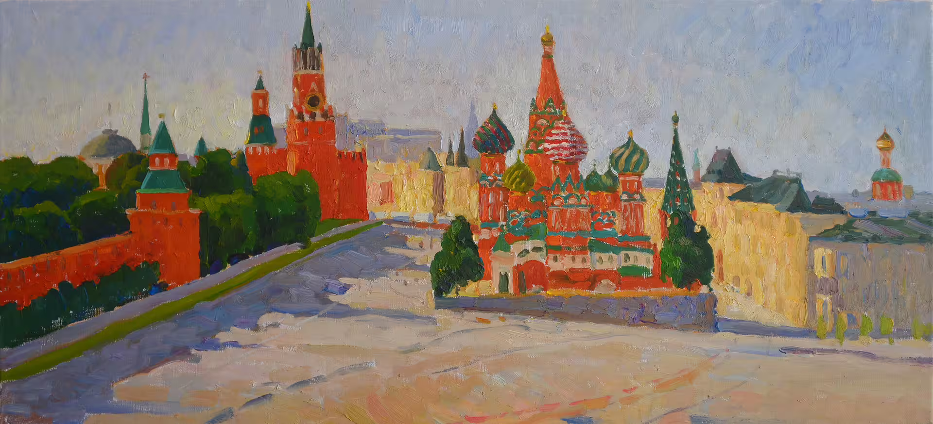 Нестерова А.М. Вид с гостиницы Балчуг. х.м. 40Х90 см 2019 г..jpg