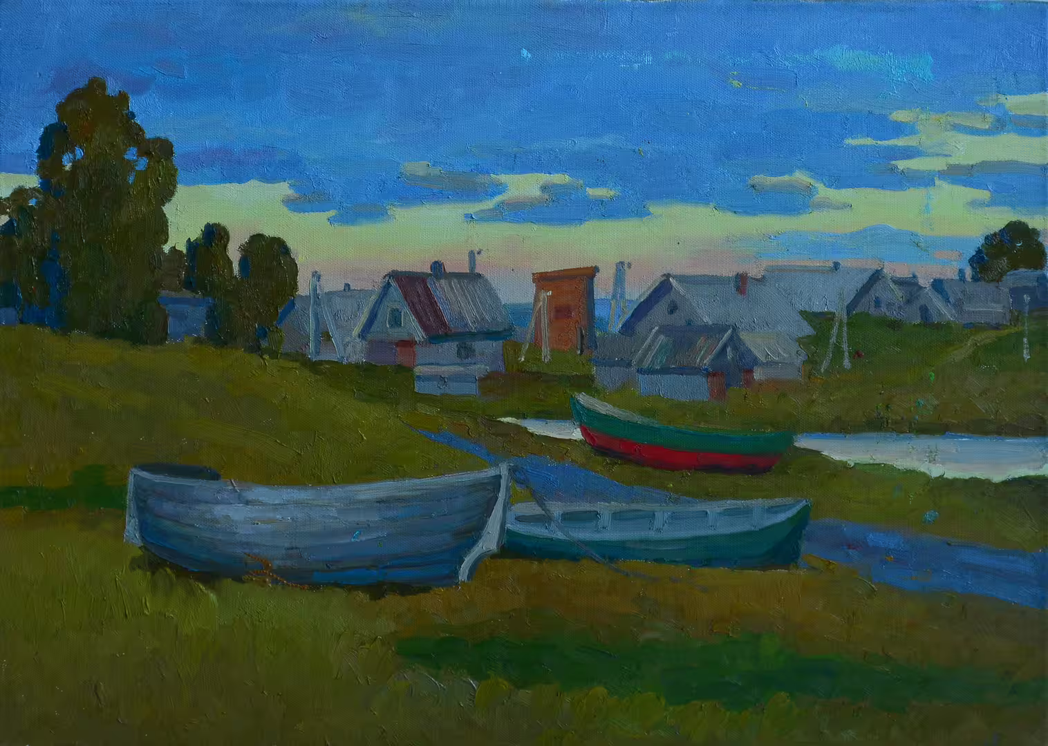 Нестерова А.М. Старые лодки. х.м. 50Х70 см 2013 г..jpg