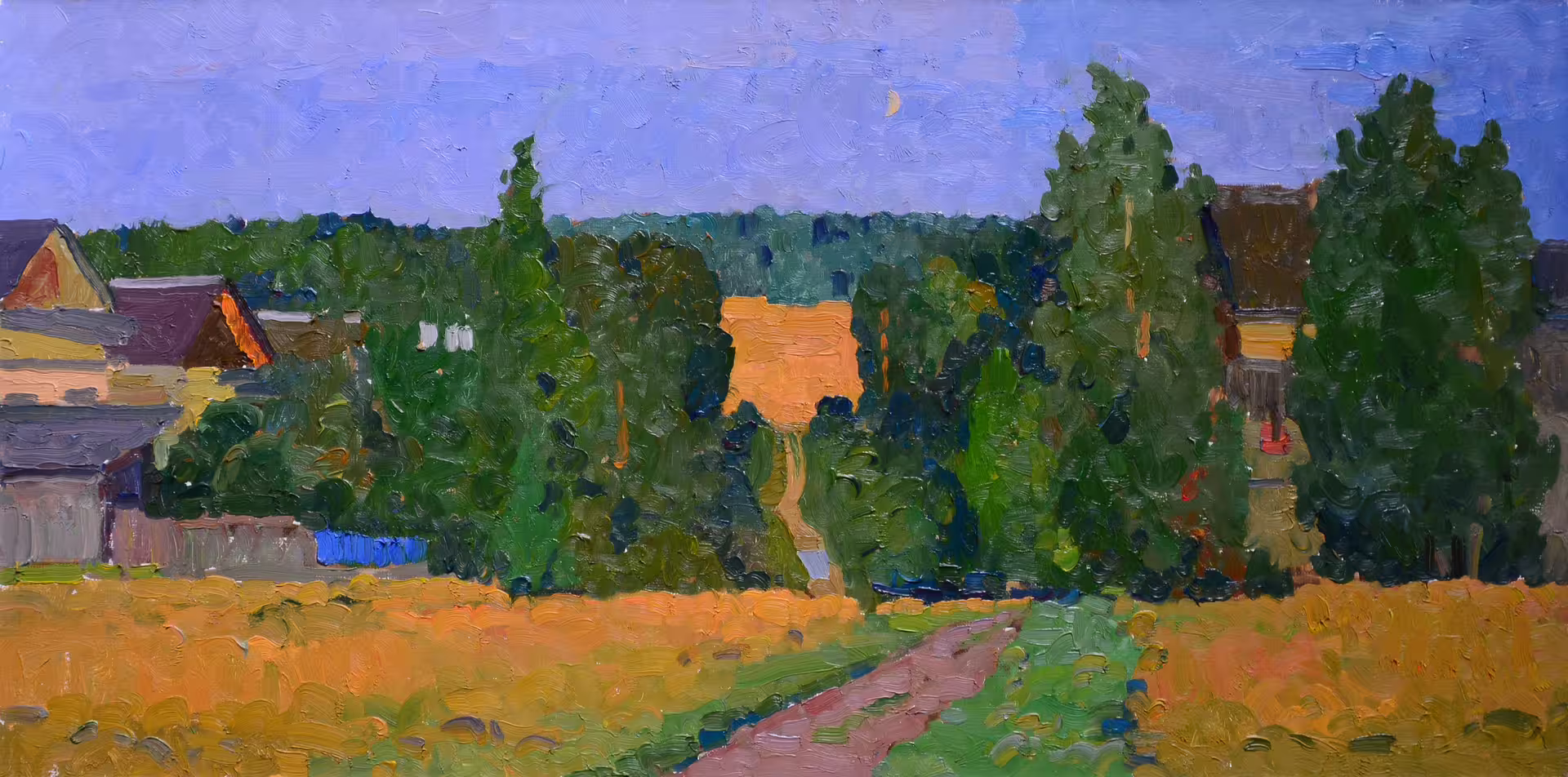 Нестерова А.М. После дождя. х.м. 40Х80 см 2016 г..jpg