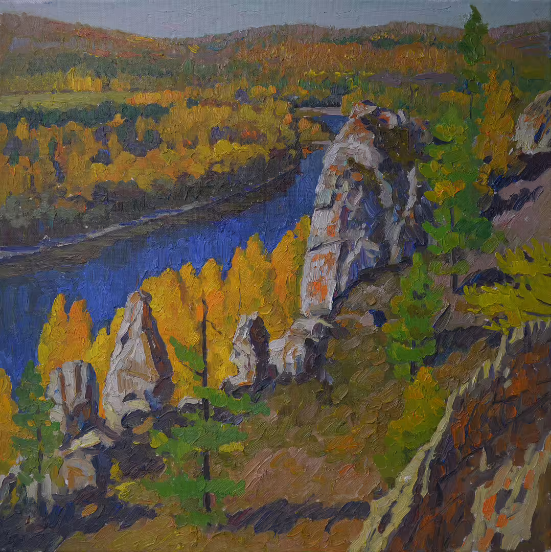 Нестерова А.М. Ефремкинский хребет. Хакасия. х.м. 60Х60 см 2019 г..JPG