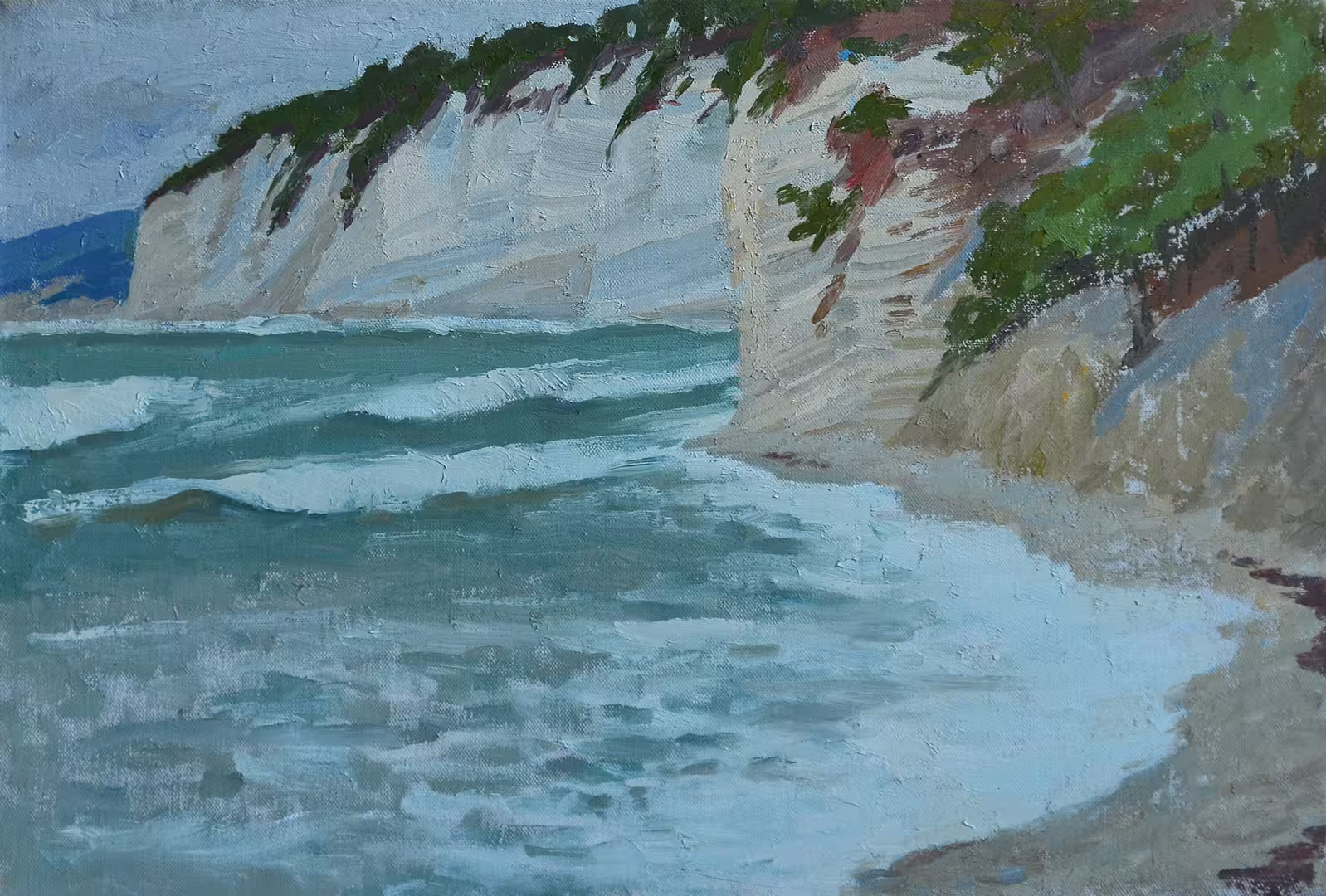 Нестерова А.М. Штормит на Черном море. х.м. 40Х60 см 2013 г..jpg