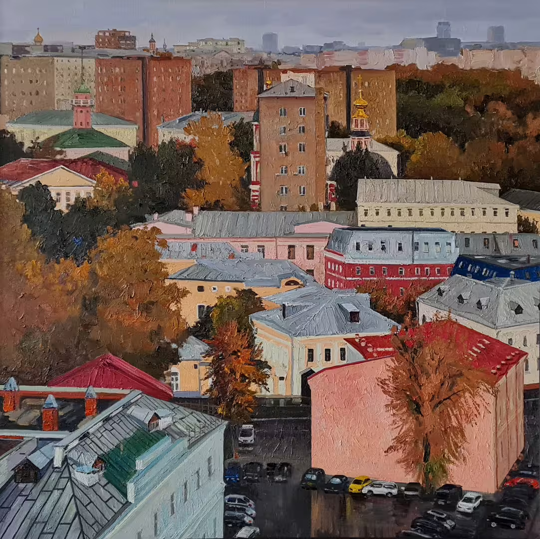 Нестерова А.М. Московская осень. х.м. 100х100 см 2020-2021 гг.jpeg