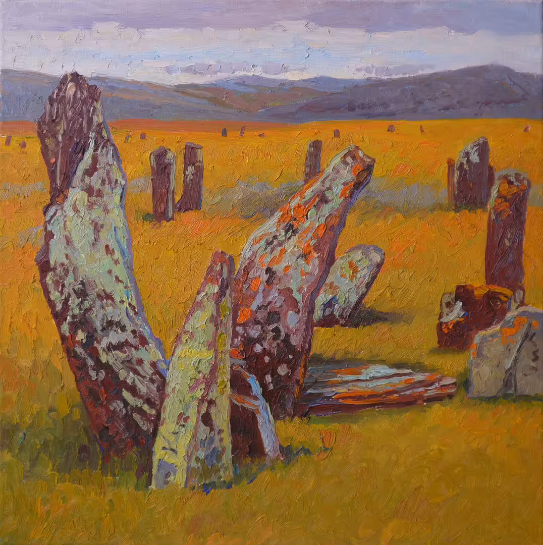 Нестерова А.М. Чаатас (камень войны) Хакасия. х.м. 50Х50 см 2019 г..jpg