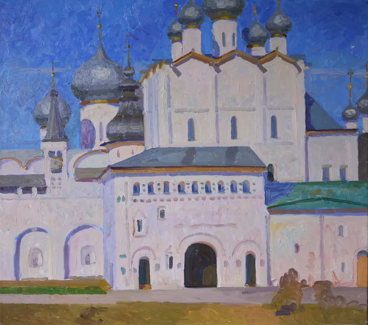 Нестерова А.М. Успенский собор в Ростове. х.м 75х80 см. 2016 г.JPG