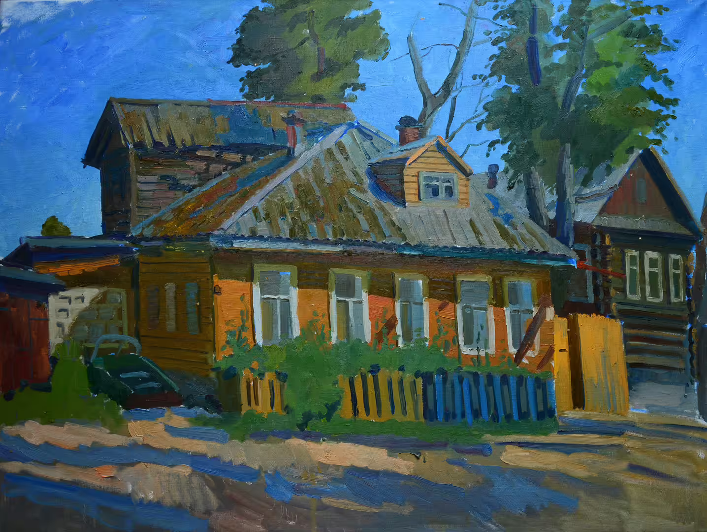 Нестерова А.М. Улица в Устюге. холст.масло 125Х85 2013 г.JPG
