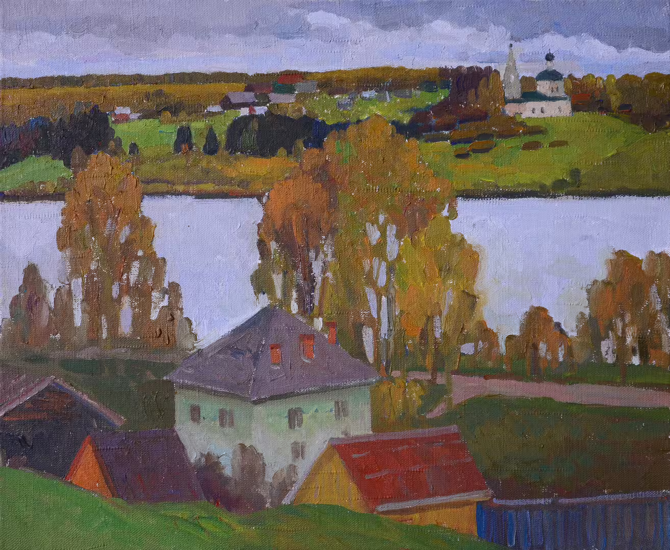 Нестерова А.М. Холодная весна в Тутаеве. х.м. 45Х55 см 2017 г..jpg