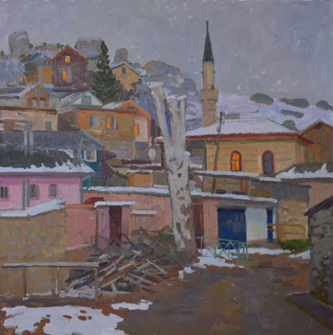 Нестерова А.М. Улица в Бахчисарае. холст.масло 80Х80 2015 г.jpg