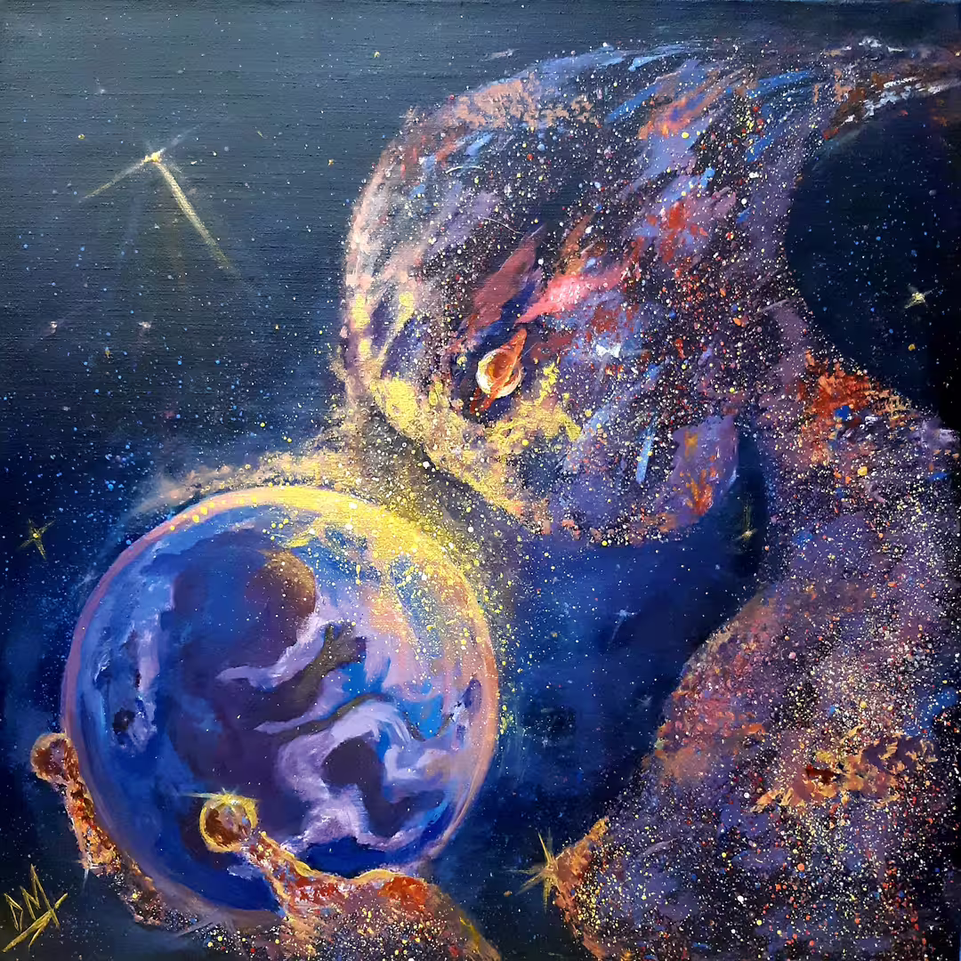 М. Давыдова. Контакт. 2021. Холст, масло. 60Х60-min.jpg