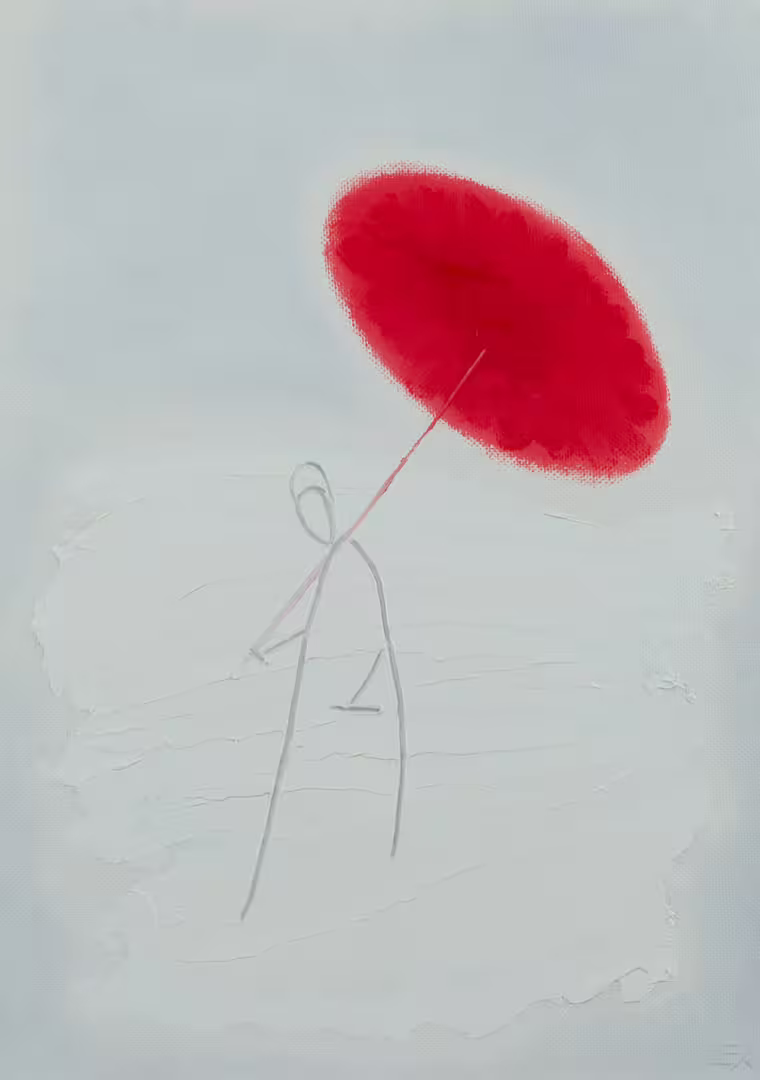Картина - Старушка. Серия - Поиски Невидимки. Холст на оргалите. Масло. 2021. Размер - 250x350 мм.jpg