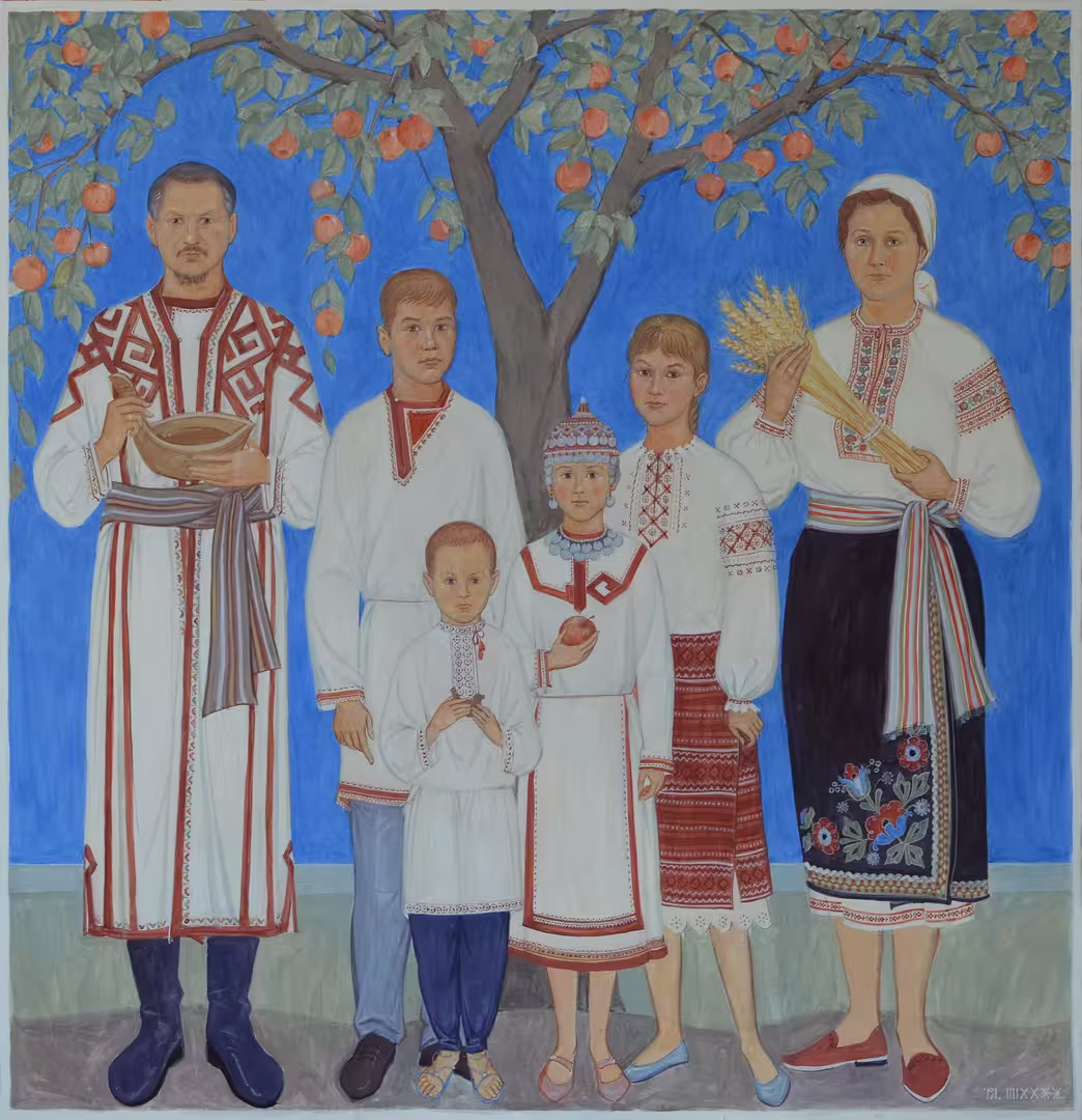 Андреев Юрий Владимирович,1984гр,«Древо Жизни»,Автопортрет с семьей.JPG