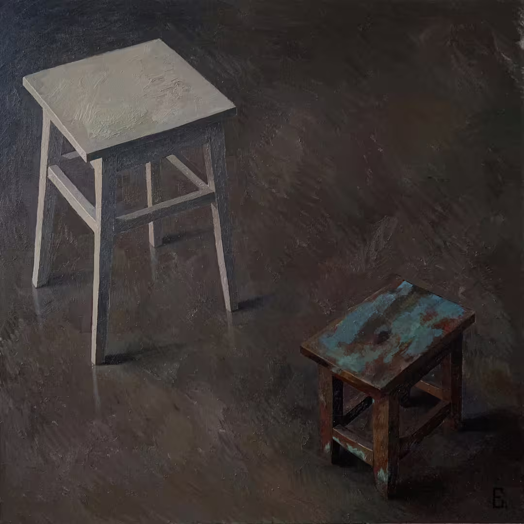 Пищулко Е.В.        «Двое» , Х.М. , 150х150 , 2024 г..jpg