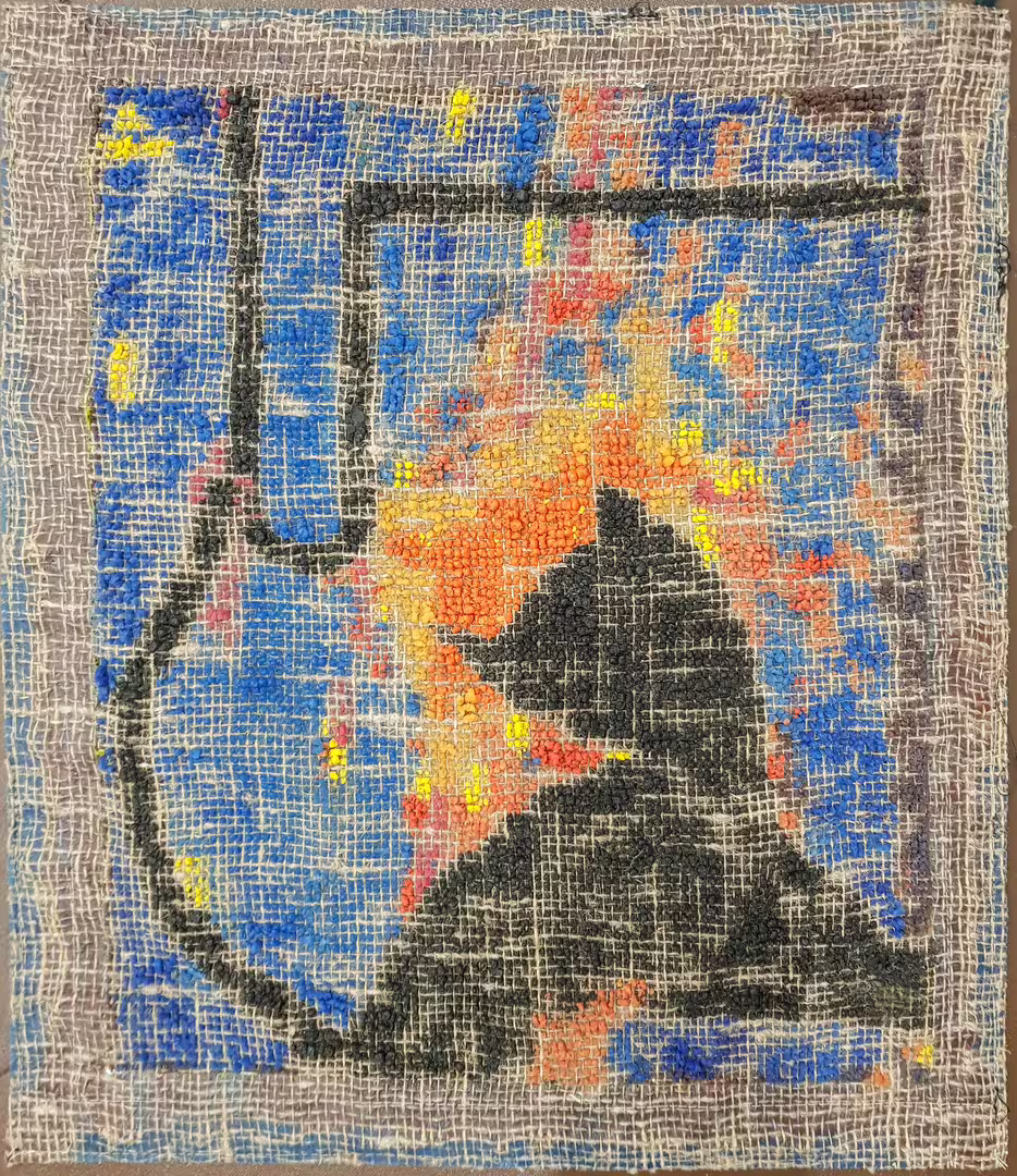 Голубцов Андрей, Место встречи, 2014, силиконовый гобелен, 50х44см(1м).jpg