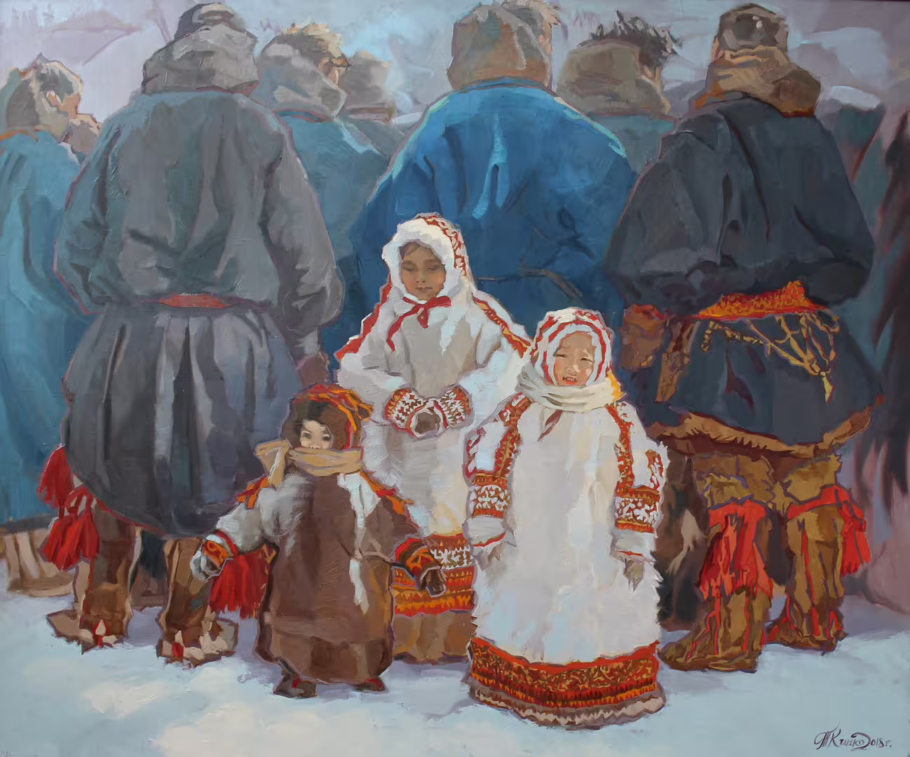 Кипко Татьяна Владимировна 1983 г.р. Салехард. Весна 2018 холст масло 100х120.JPG