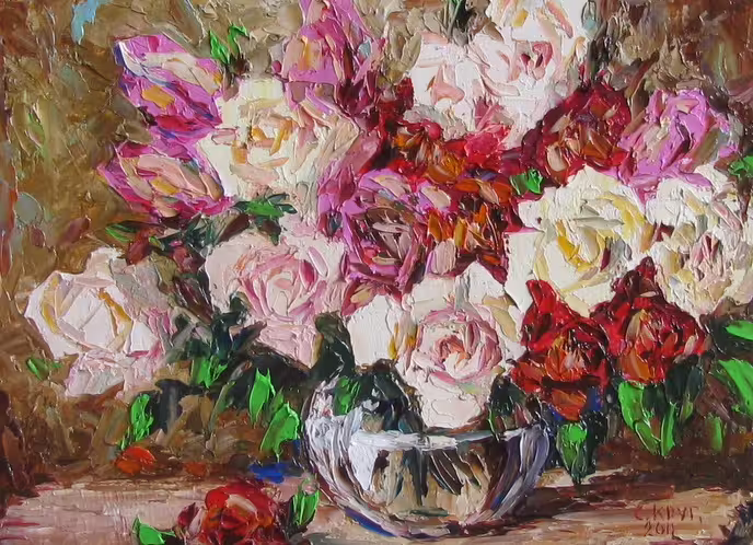 Именины, холст масло, 14 х 19 см., 2011 г..jpg