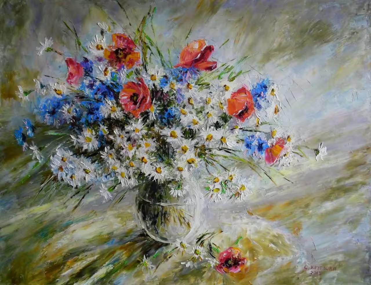 Цветы полей, холст  масло, 65 х 85 см., 2013 г..jpg