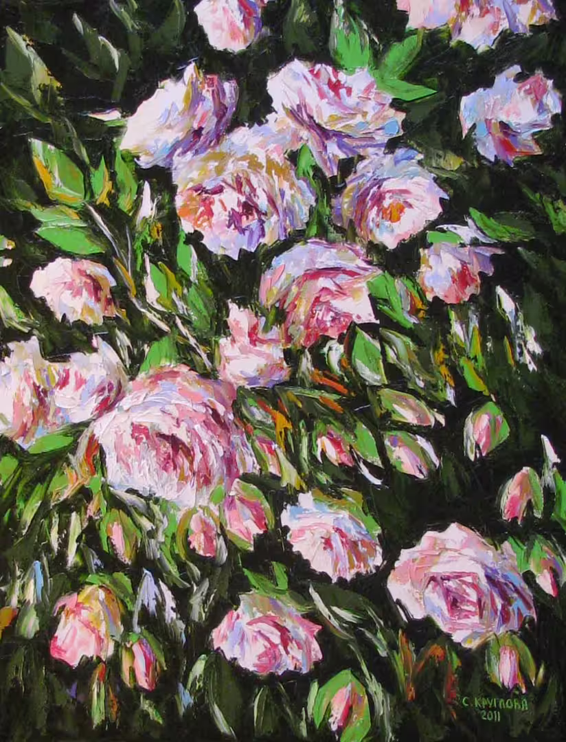 Арабский танец роз,  холст  масло,  65 х 50 см.,  2011 г..jpg