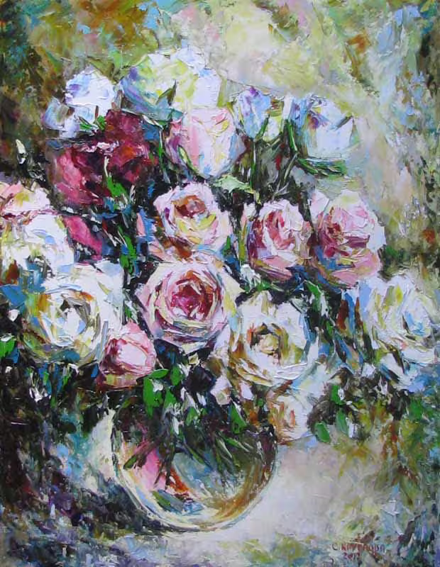 Неизбежность встречи,  холст  масло,  65 х50 см.,  2012 г..jpg