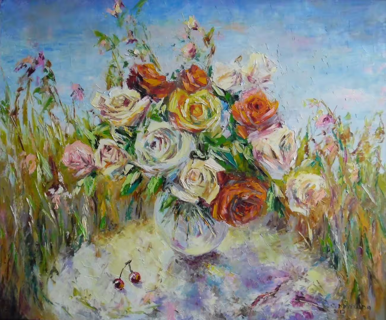 Летняя жара,  холст  масло,  70 х 85 см.,  2013 г..jpg