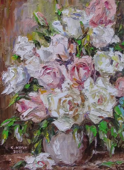 Нежность , холст масло, 19 х 14 см., 2011 г..jpg