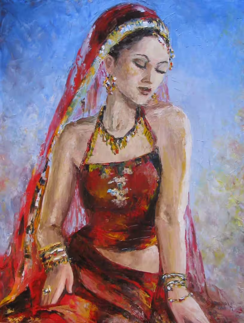 Ананда,  холст  масло,  65 х 50 см.,  2011 г..jpg