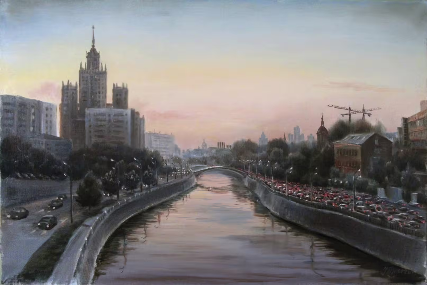 79 Москва Две реки. х. м. 40х60 2010г.  ув..jpg