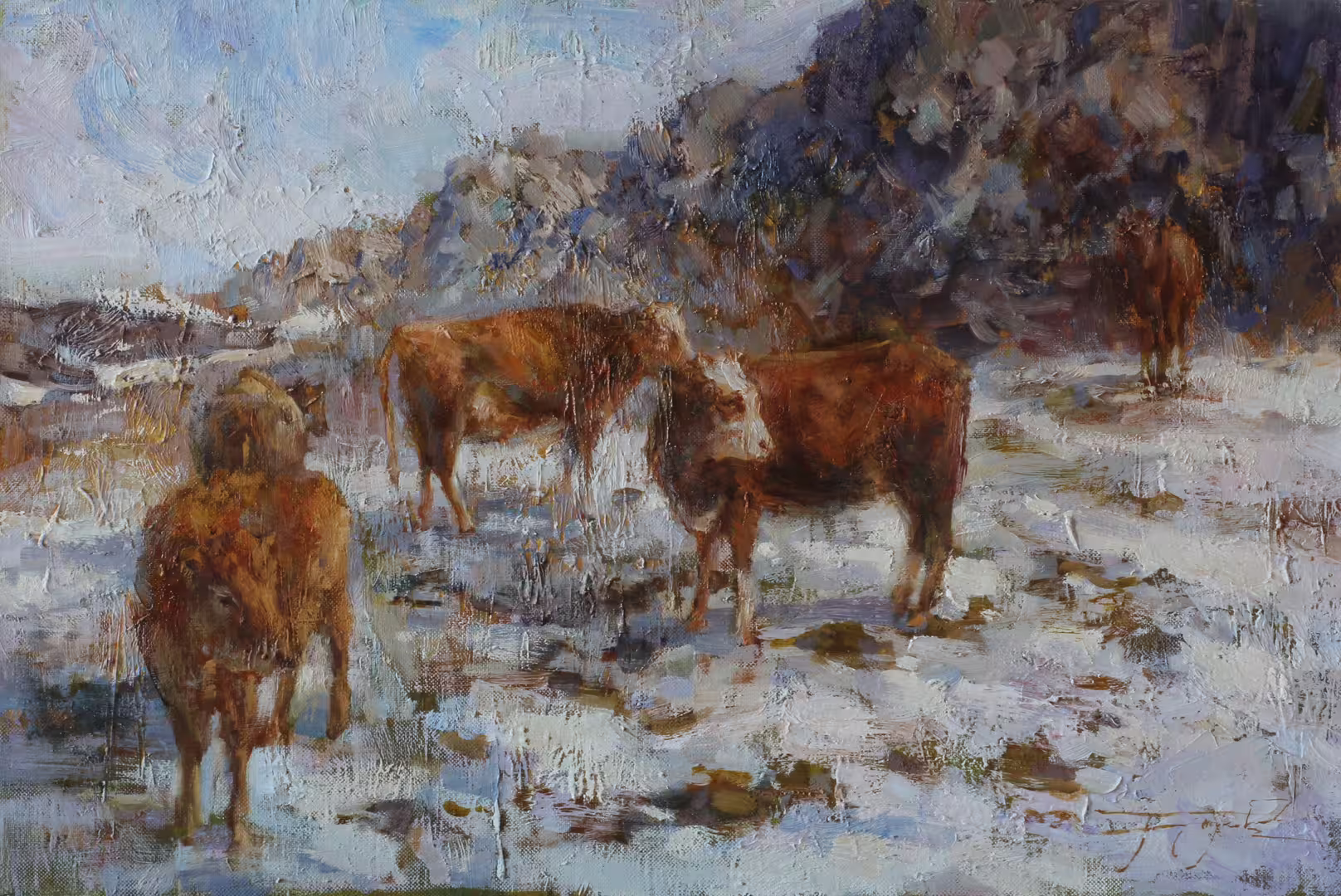 Казбеги Грузия холст,масло 2018г. 60Х75 .jpg