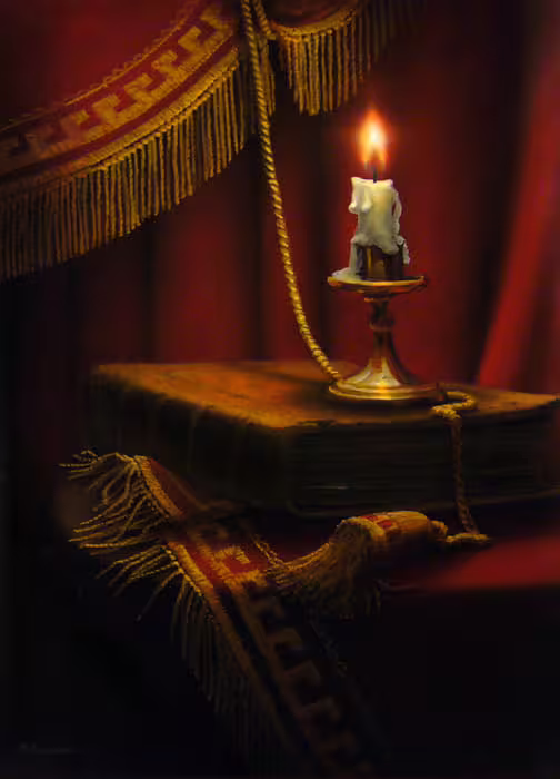 017_Candle,_bible_and_red_flag_B.jpg