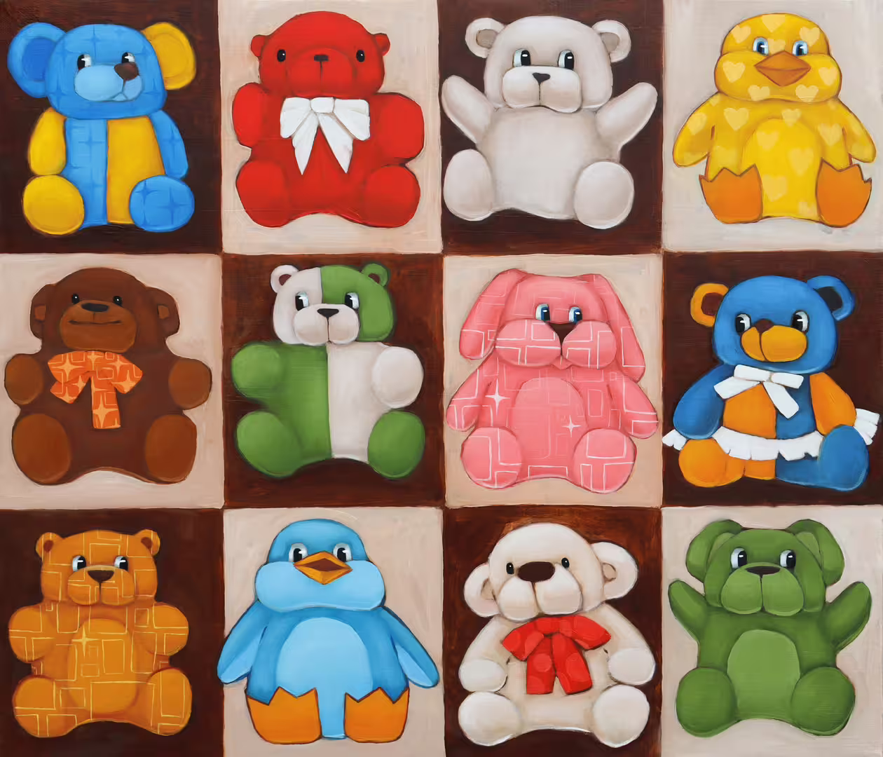 Мягкие игрушки, холст, масло, 60х70.JPG