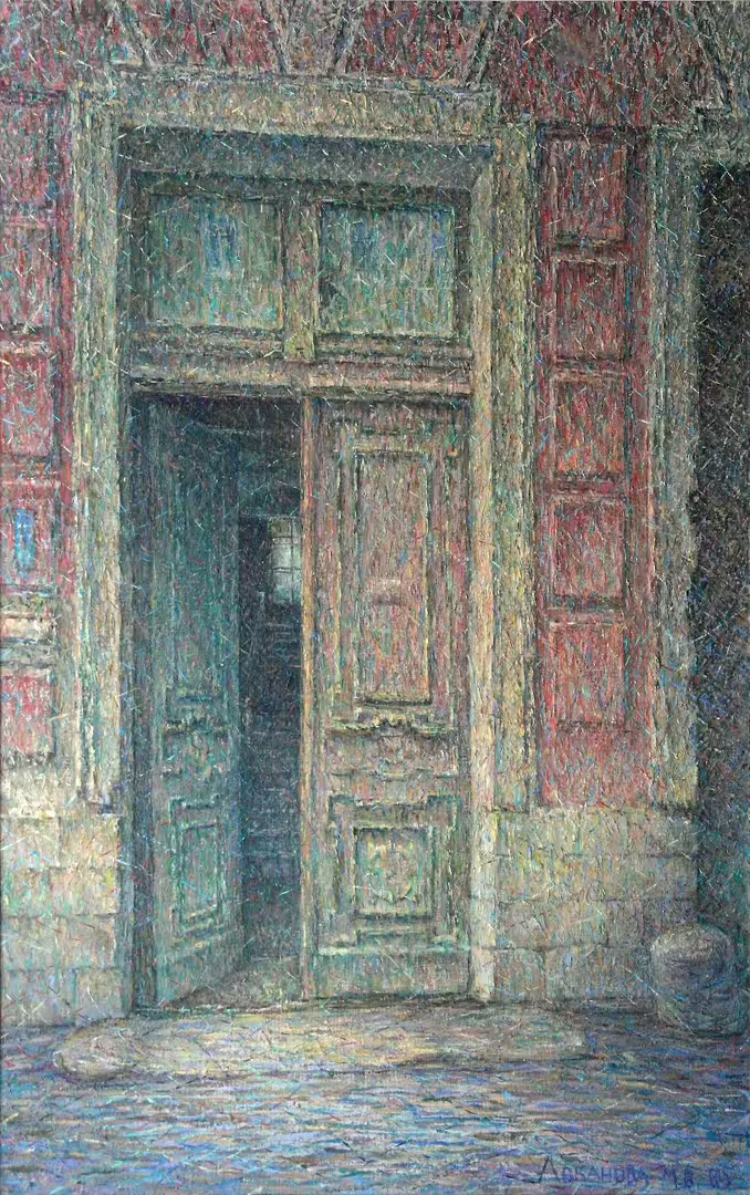 Дверь на 1О-й линии. х.м. 2005 70х110.JPG