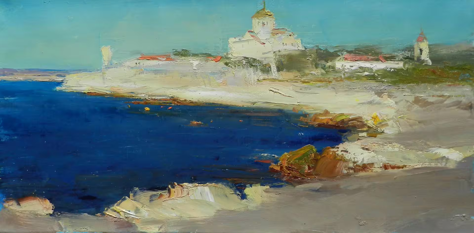 Форостовский С. Херсонес. Вечер, 2015 х.м. 40х80.JPG