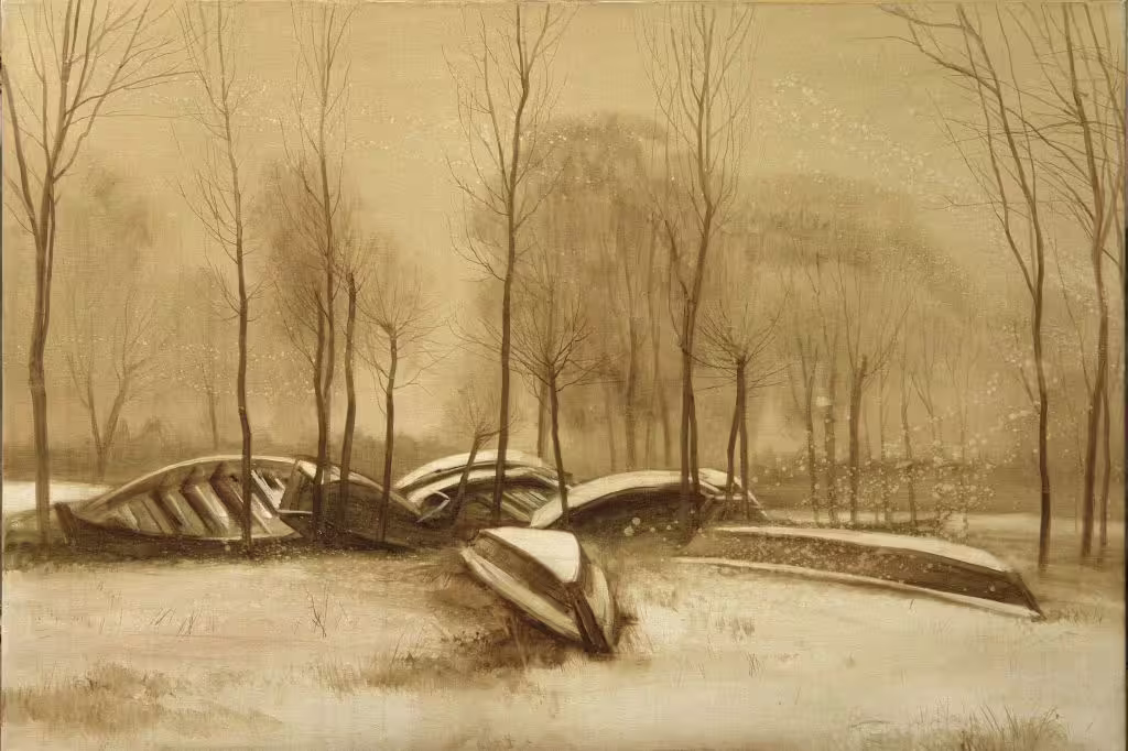Форостовский С. Зимний сон, 2008 бум. масло, 70х90.jpg