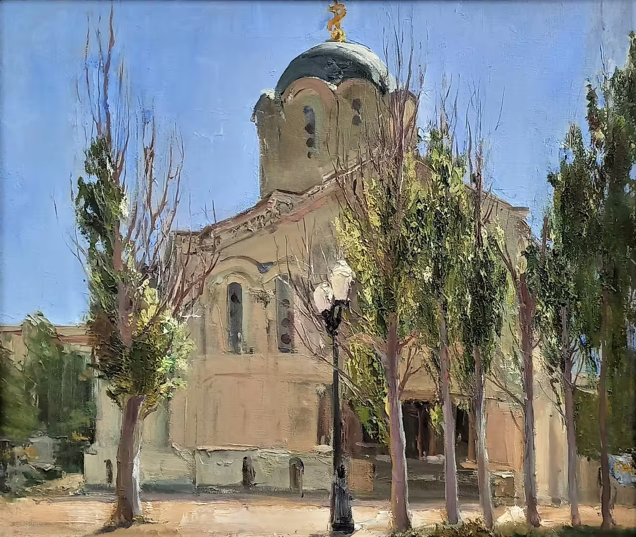 Форостовский С. Храм Владимира в Севастополе. 2002 хм 50х59.jpg