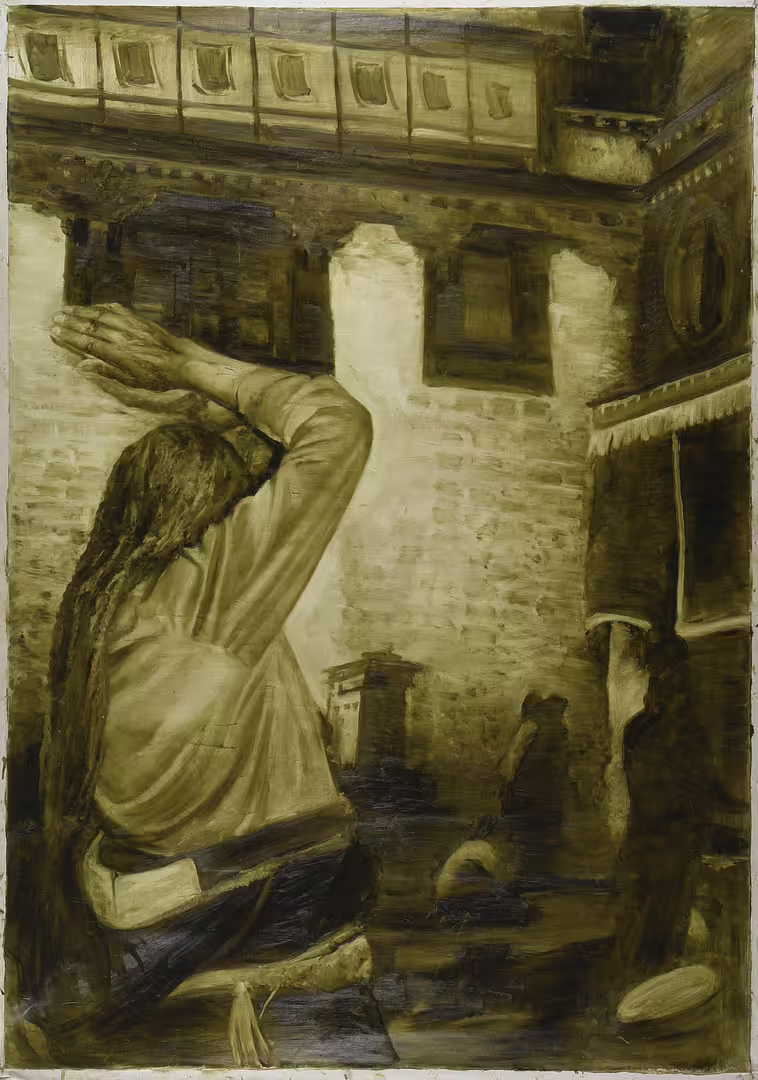 Форостовский С.  Молитва 120х80 хм 2008.jpg
