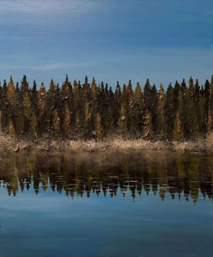 РАННЯЯ ОСЕНЬ, 50Х60, ХОЛСТ НА ПОДРАМНИКЕ, МАСЛО, ТЕКСТУРНАЯ ПАСТА.JPG