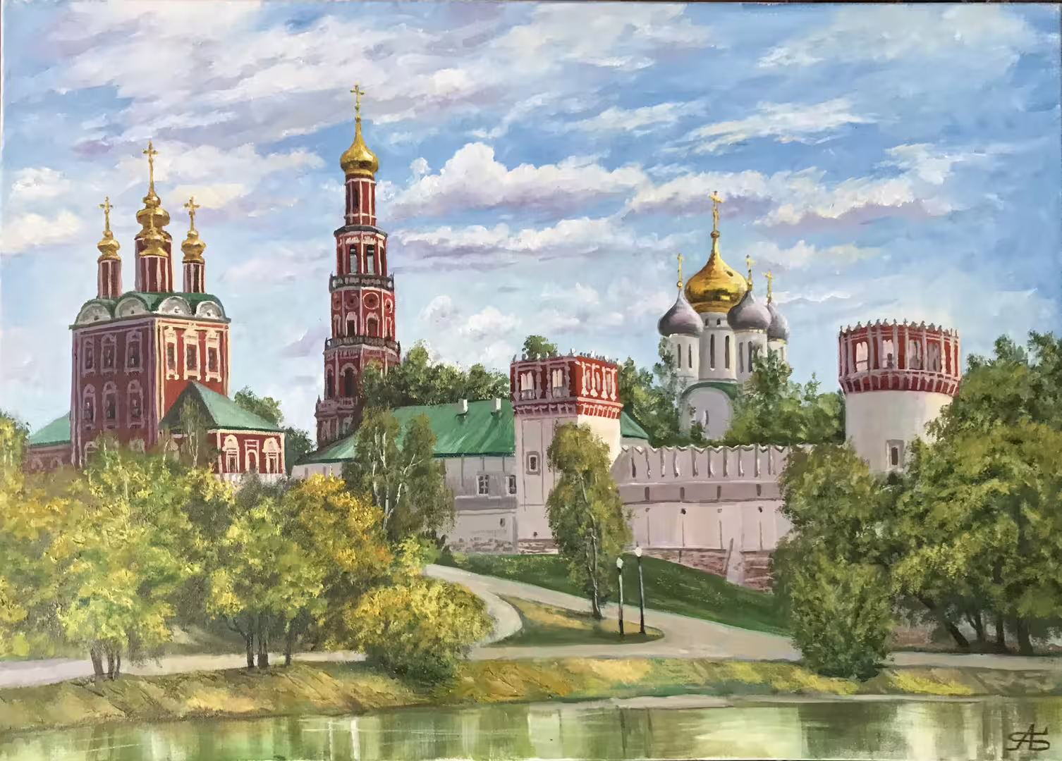 2) Новодевичий монастырь, 2024г., х.м. 70х50.jpg