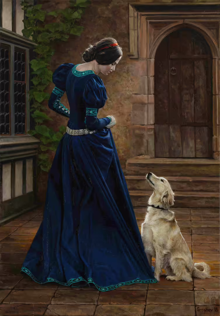Naughty dog, 2018, 85Х60 cm., oil on canvas, 2100 Euro.jpg