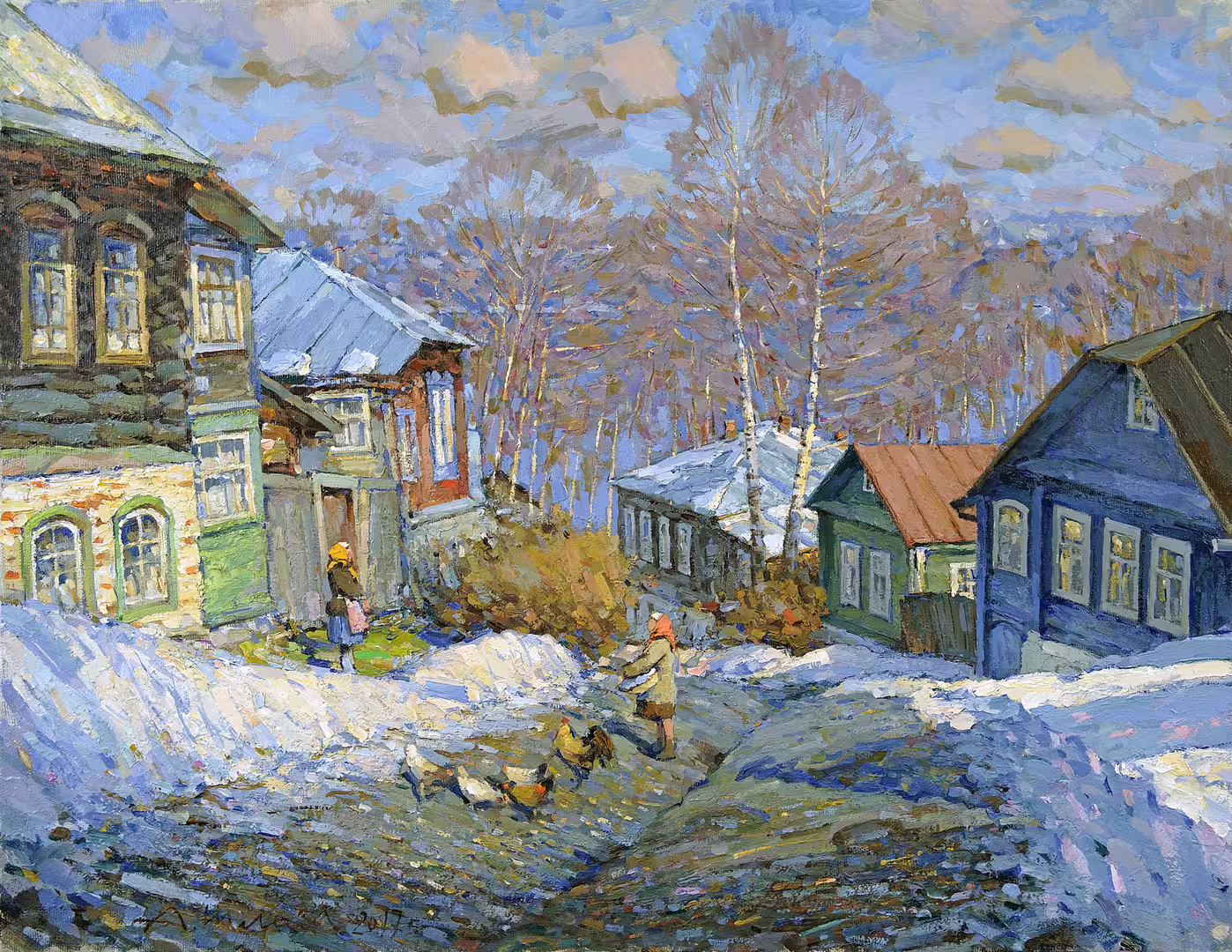 1.Плёс.Улица Островского. Холст, масло 46, 5 х 60, 5 см. 2017а(Новая).jpg