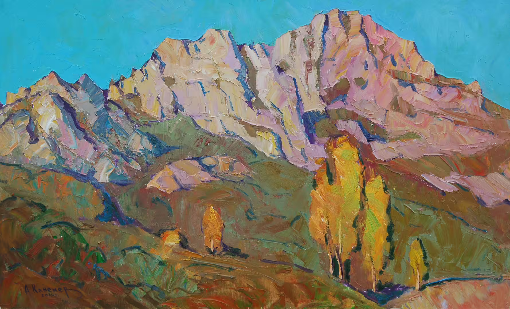 Крымские горы. х,м 55х90 2014г..jpg