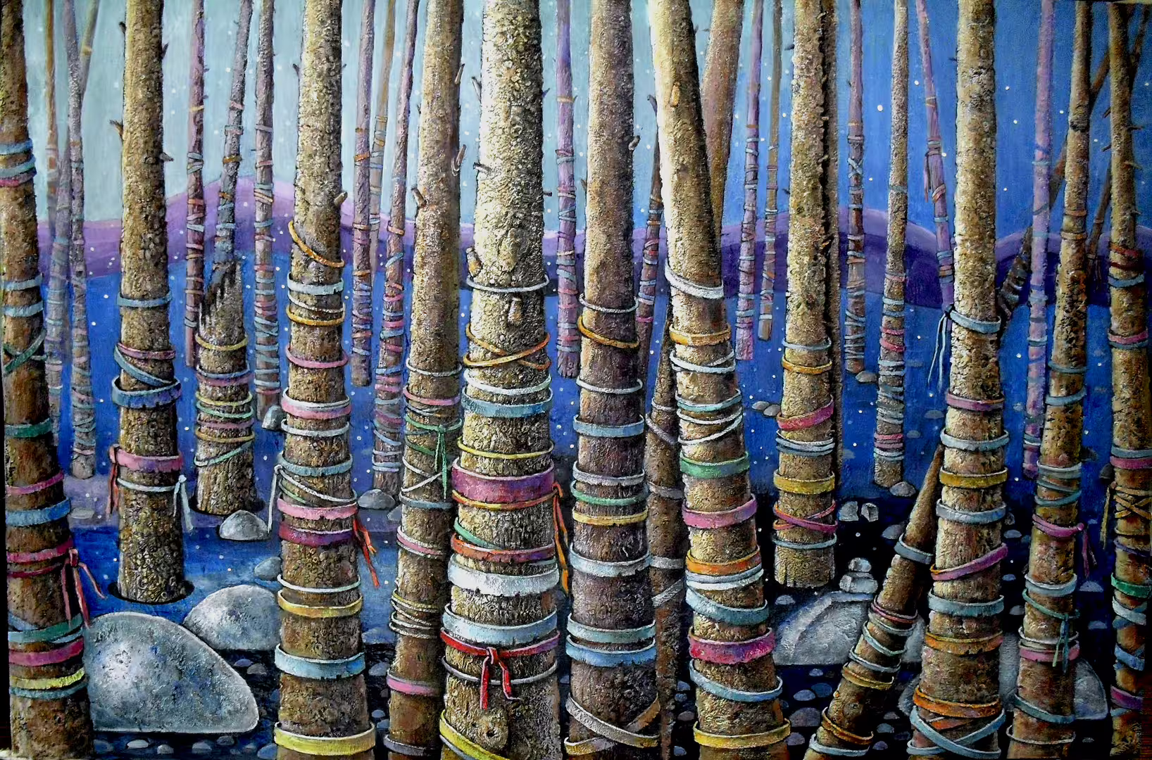 4. Korepanova Olqa. (третья картина - Лес желаний, 2015 г., х., акрил, масло, 90х60).jpg