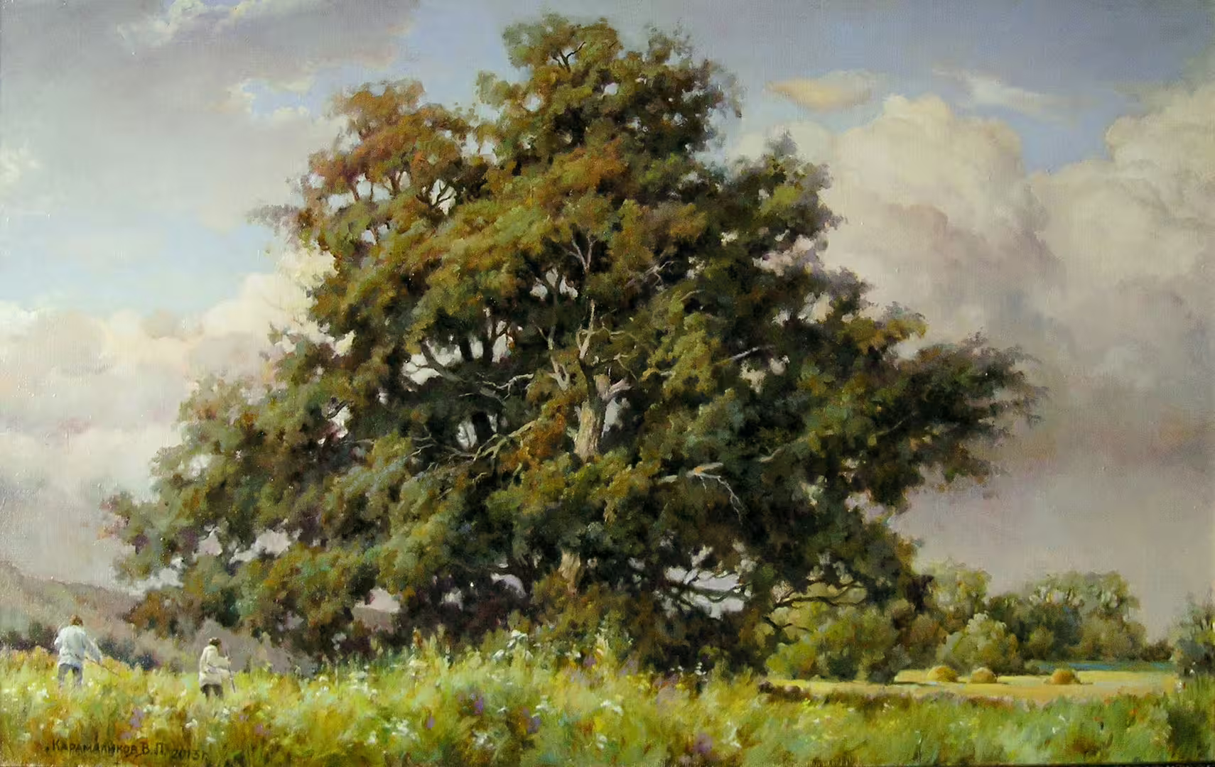 На просторе (60х95, 2013).jpg
