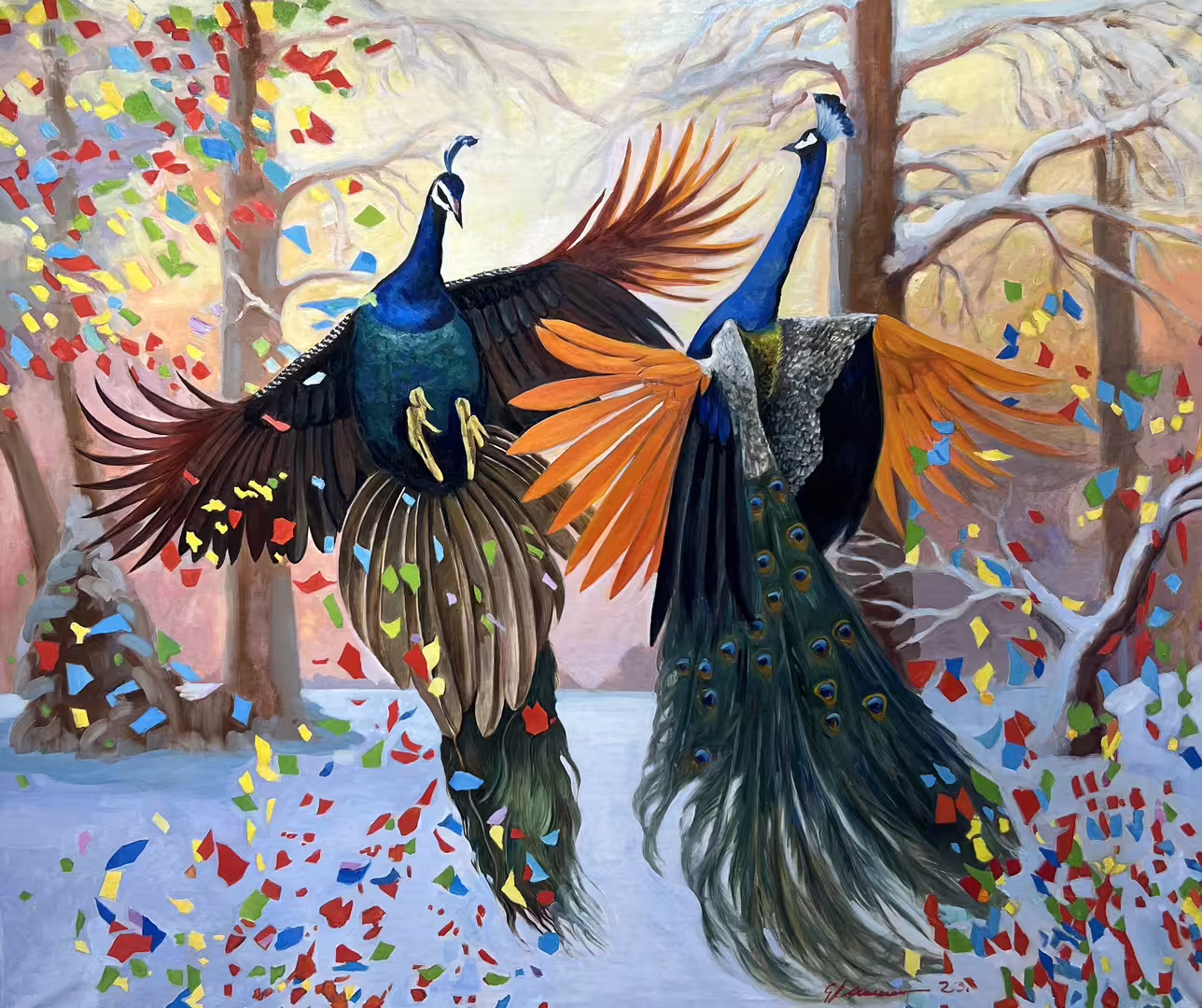 Елена Ковылина, Жар-птица, 2023, холст, масло, 166х195.jpg